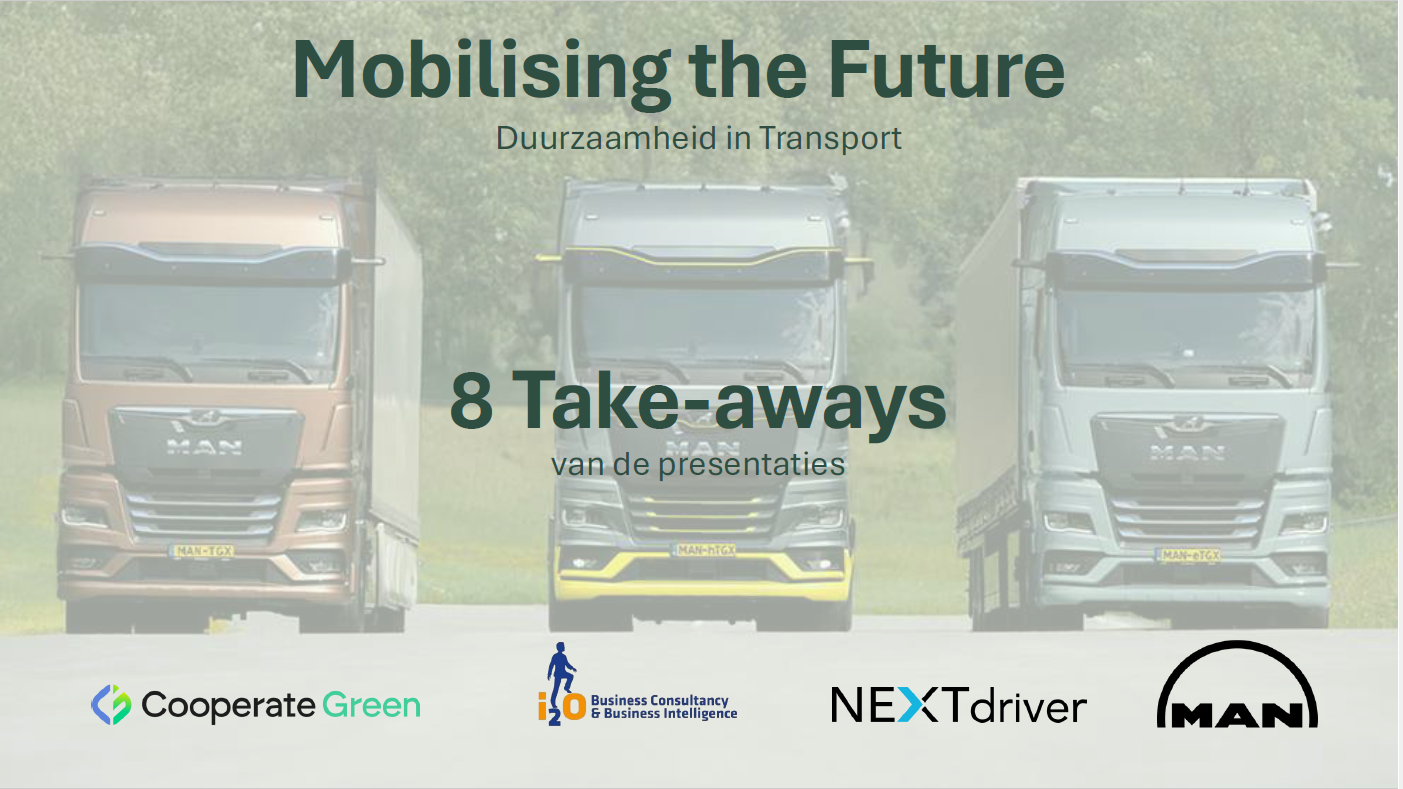 Terugblik Mobilising the future event voor ondernemers in transport en logistiek - i2o